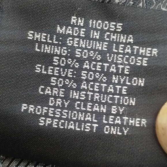 Al Wissam Men’s Embossed Genuine Leather Bomber Jacket Big & Tall, Tribal Design - Picture 4 of 15